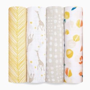 NIB Aden + Anais Swaddle Blanket, Starry Star